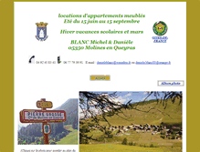 Tablet Screenshot of loc-gites-molinesenqueyras.fr